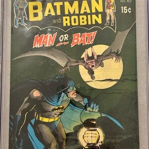 Detective Comics #402  Batman  and Robin  Man Or Bat  CGC 9.0, Man-Bat, Speedy